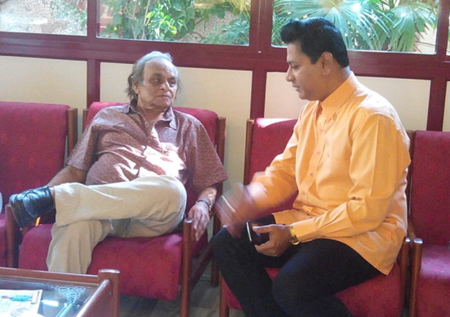 Shekhar with Anand Jee